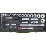 Proxxon 23040 Cırcırlı Kollu 56 Parçalı Lokma Ve Bits Takımı 1/4'' Ve 1/2''