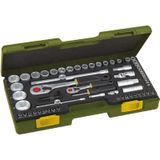 Proxxon 23286 1/4-1/2 Cırcır Kollu 65 Parçalı Lokma Takımı