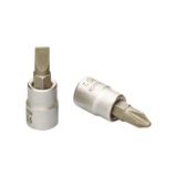 Proxxon 23591 3/8’’ Düz Tornavida Lokma 4mm - Gri