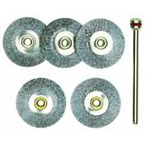 Proxxon 28952 22 mm 5'li Daire Tel Fırça Seti