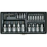 Proxxon Endüstriyel Proxxon 23102 24 Parçalı Torx Lokma Takımı 1/4'' ve 1/2''