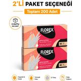 Prozirve Florex Tek Kullanımlık Hibrit Eldiven 100’LÜ – Yumuşak, Elastik, Lateks Içermez - 2 Adet - Şeffaf