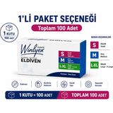 Prozirve Winlyex Tpe Şeffaf Tek Kullanımlık Eldiven 100’LÜ Paket – Pudrasız, Lateks Içermez - 1 Adet