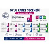 Prozirve Winlyex Tpe Şeffaf Tek Kullanımlık Eldiven 100’LÜ Paket – Pudrasız, Lateks Içermez - 10 Adet