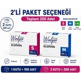 Prozirve Winlyex Tpe Şeffaf Tek Kullanımlık Eldiven 100’LÜ Paket – Pudrasız, Lateks Içermez - 2 Adet