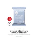Prreti Dudak ve Göz Makyaj Temizleme Mendili Hyaluronic Acid PH Balancing Lip&Eye Remover Pads 30'lu
