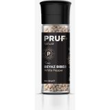 Pruf Beyaz Biber Tane 60 Gr. Cam Şişe Değirmen Kapak