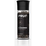 Pruf Karabiber Tane 55 Gr. Cam Şişe Değirmen Kapak - 1 Adet