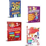 Pruva 3. Sınıf 36 Haftalık Denemeler+Problemler Sb+Paragraf Sb+Tüm Dersler Emojili Soru Bankası Seti(4 Kitap)