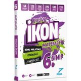 Pruva 6. Sınıf iKon %100 Yeni Maarif Müfredat Matematik Konu Anlatımlı Etkinlik Soru Bankası