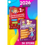 Pruva Akademi 2026 Pruva 3.Sınıf Paragraf ve Problemler Soru Bankası 2li Set