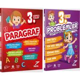 Pruva Akademi 3. Sınıf Paragraf Ve Problemler Soru Bankası Seti 2 Kitap