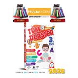 Pruva Akademi 3. Sınıf Pruva Emojili Tüm Dersler Soru Bankası + Polo Kalemlik Hediyeli