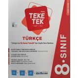 Pruva Akademi 8.Sınıf LGS Türkçe Teke Tek Soru Bankası