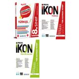 Pruva Akademi 8. Sınıf Türkçe + Fen Bilimleri Soru + Defter Seti 4 Kitap