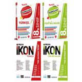 Pruva Akademi 8. Sınıf Türkçe + Fen Bilimleri Soru + Deneme Seti 4 Kitap