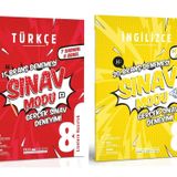 Pruva Akademi 8. Sınıf Türkçe + İngilizce Sınav Modu Deneme Seti 2 Kitap 2023