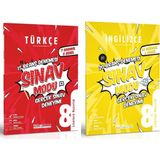 Pruva Akademi 8. Sınıf Türkçe - İnglizce Deneme Seti 2023 2 Kitap