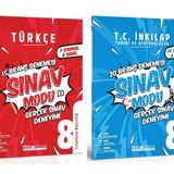 Pruva Akademi 8. Sınıf Türkçe + İnkılap Sınav Modu Deneme Seti 2 Kitap 2023