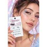 PRVT Mavi Yapışkanlı Taş Sticker Saç, Yüz, Tırnak Ve Süs Taşı Yılbaşı Dekor