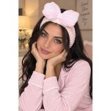 PRVT Pembe Ve Lila Renk Kurdele Figürlü Peluş Saç Bandı
