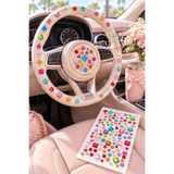 PRVT Rhinestone Karışık Yapışkanlı Taş Sticker Saç, Yüz, Tırnak Ve Süs Taşı Yılbaşı Dekor