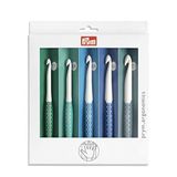 Prym 218441 yün tığ seti 7,0 mm - 12,0 mm, prym.ergonomics, plastik, ergonomik sap