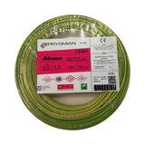 Prysmian H07Z1-U 1,5 mm Sarı Yeşil Nya Tek Telli Yanmaz Halojen Free Topraklama Kablo