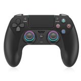 PS-4 için kablosuz kontrol cihazı, oyun kumandası PS-4/Pro/Slim/PC ile uyumlu, çift titreşimli/6 eksenli jiro sensörlü, dokunmatik panel, RGB-LED/EXT/Audio jaklı, hassasiyet ve kontrol