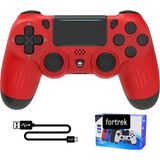 Ps 4 Joystick Tablet Telefon Pc Ps4 Uyumlu Titreşimli Oyun Kolu - Kırmızı