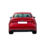 Ps Dizayn Audi A3 8V Sedan 2012 - 2016 S-Line S3 Arka Tampon Eki - Difüzör (Plastik)