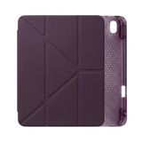PS iPad A16 / 10.9 (10. nesil) Tri Folding Standlı Kılıf - Damson