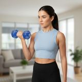 Ps Spor 0.5 kg Dambıl ve Suluk ( Yarım kg Dambıl) x 2 Adet - Mavi