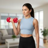 Ps Spor 0.5 kg Dambıl ve Suluk ( Yarım kg Dambıl) x 2 Adet - Pembe