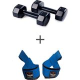 Ps Spor 1 kg Dambıl Set(1kg 2 Adet Dambıl) + Strap - Siyah