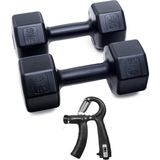 Ps Spor 10 kg Dambıl ( 2 Adet 5 kg Dambıl Sayaçlı Ayarlanabilir El Yayı Olarak Gönderim Yapılır ) - Siyah