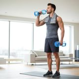 Ps Spor 1,5 Kg X 2 Ad Dambıl Veya 1500 Ml Suluk Mavi