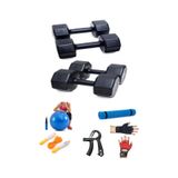 Ps Spor 18 kg Dambıl Set 6kg X2 Ad 3kg X2 Ad + 5 Çeşit Egzersiz Seti