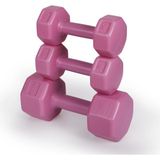 PS Spor 1kg,2kg,3kg Pembe Renk Dambıl Seti,fitness,kardiyo,aerobik Seti