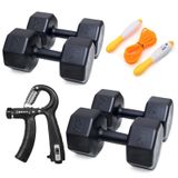 Ps Spor 2 Çift Dambıl Seti 7 x 2 Ad 10 x 2 Ad + Sayaçlı Ayarlanabilir El Yayı + Sayaçlı Atlama İpi