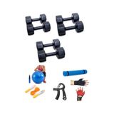 Ps Spor 3 Çift Dambıl Set 3 Kg 4 Kg 5 Kg 5 Çeşit Egzersiz Seti