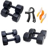 Ps Spor 3 Çift Dambıl Set 5 Kg + 7 Kg + 9 Kg + Sayaçlı Atlama İpi + Ayarlanabilir Sayaçlı El Yayı