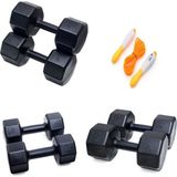 Ps Spor 3 Çift Dambıl Set 5 kg + 7 kg + 9 kg + Sayaçlı Atlama Ipi - Siyah