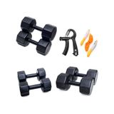 Ps Spor 3 Çift Dambıl Set 5 Kg 7 Kg 9 Kg Ve Sayaçlı Atlama İpi Ayarlanabilir Sayaçlı El Yayı