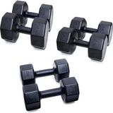 Ps Spor 3 Çift Dambıl Set(5 kg + 8 kg + 10 kg x 2 Adet ) Olarak Gönderim Yapılcaktır) - Siyah