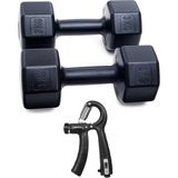 Ps Spor 3 kg Dambıl x 2 Adet = 6 kg + Sayaçlı Ayarlanabilir El Yayı - 2 x 3 kg