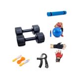 Ps Spor 4 Kg Dambıl X 2 Adet 8 Kg + 5 Çeşit Plastes Ve Egzersiz Seti