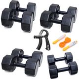 Ps Spor 4 Set Dambıl + Sayaçlı Ayarlanabilir El Yayı + Sayaçlı Atlama Ipi = 3 kg + 6 kg 8 kg 10 kg - 54 kg