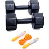 Ps Spor 6 kg Dambıl x 2 Adet = 12 kg + Sayaçlı Atlama Ipi - 2 x 6 kg