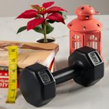 PS SPOR Dambıl Seti, 2 Adet x 1 kg, Siyah, Dayanıklı Tasarım